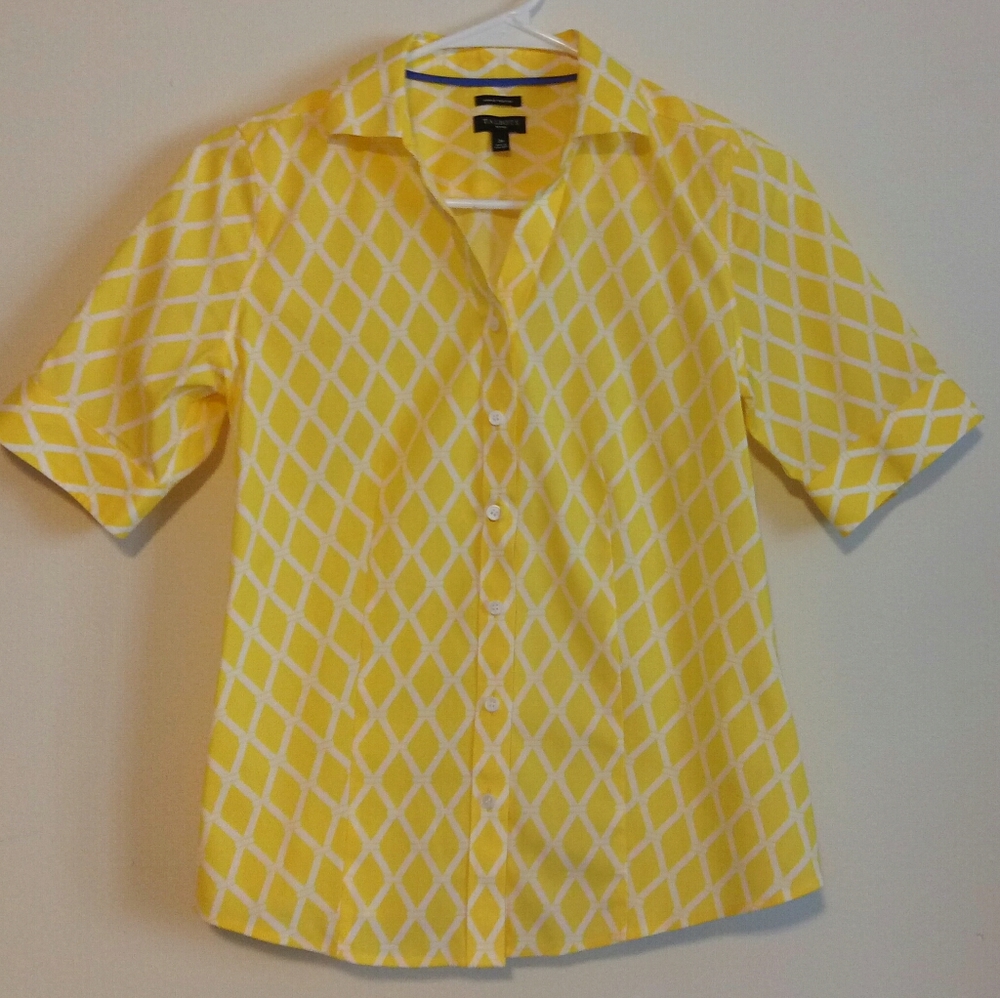 Talbots wrinkle resistant cotton top - Picture 2 of 6